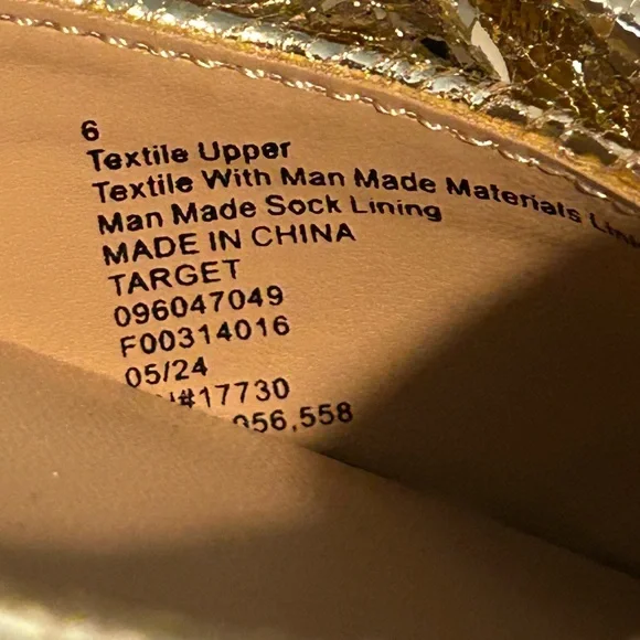 A New Day Womens Grace Gold Bow Heels 90972787 Size 6 - Picture 9 of 9